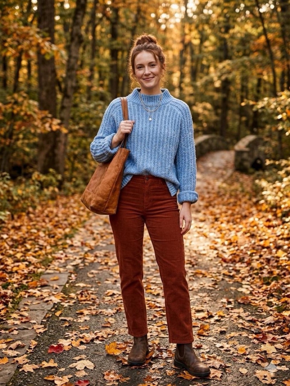 Anthropologie Pilcro Blue Marled Mock Neck Oversized Chunky Ribbed Knit Sweater